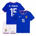 Nogometni Dresovi Francuska M. Thuram 15 Dječji Domaći Euro 2024 Kratkih Rukava Nogometni Dresovi Francuska M. Thuram 15 Dječji Domaći Euro 2024 Kratkih Rukava